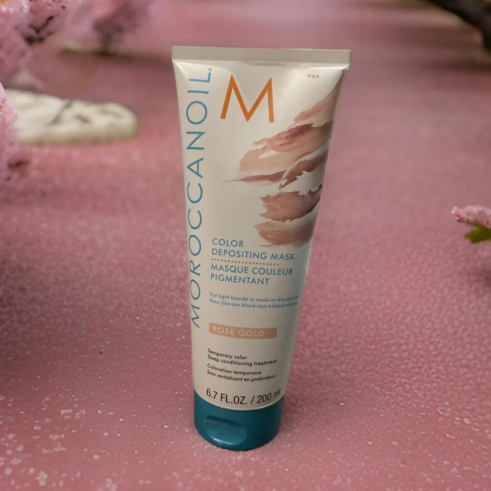 Moroccanoil Depositing Color Mask  Rose Gold 6.7 oz